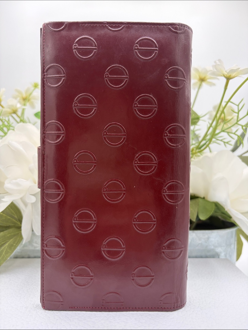 Vintage Rare Dunhill England West Germany Oxblood Leather Kiss-lock Wallet✨✨ - Picture 3 of 12